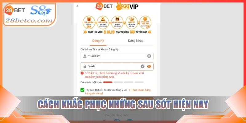 Cách khắc phục những sau sót hiện nay