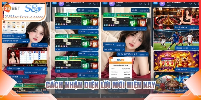 Cách nhận diện lời mời hiện nay