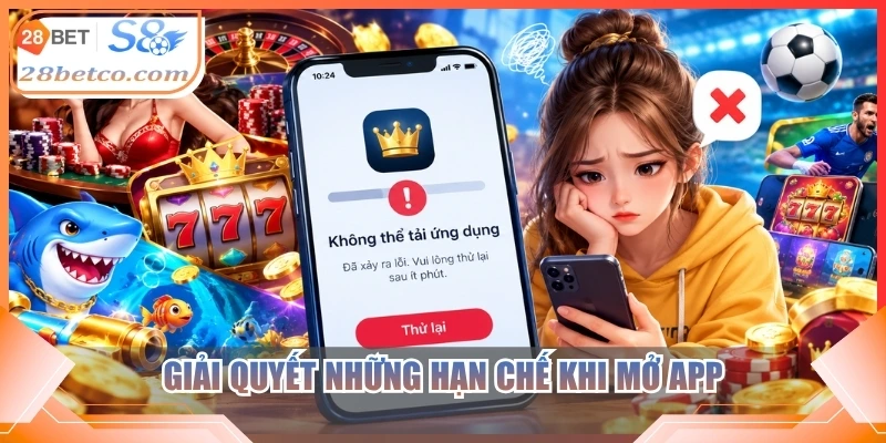 Giải quyết những hạn chế khi mở app