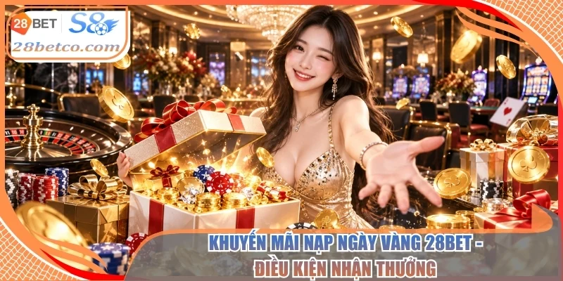Khuyến Mãi Nạp Ngày Vàng 28bet