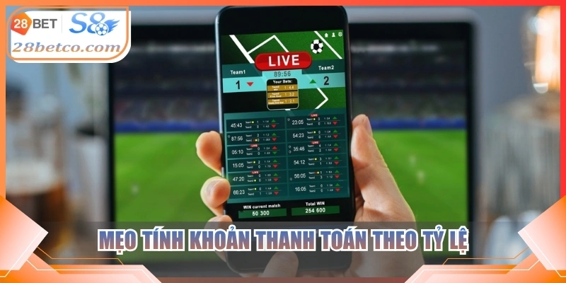 Mẹo tính khoản thanh toán theo tỷ lệ