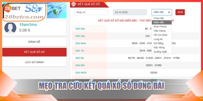 Mẹo tra cứu kết quả xổ số đúng đài