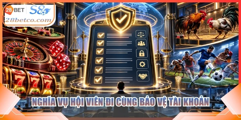 Nghĩa vụ hội viên đi cùng bảo vệ tài khoản