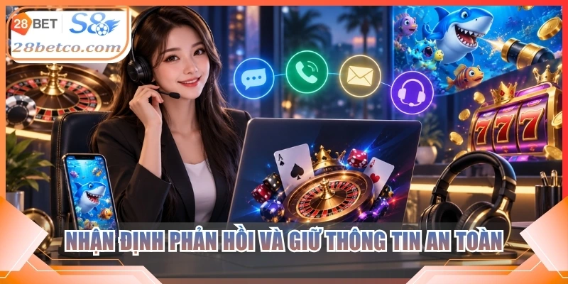 Nhận định phản hồi và giữ thông tin an toàn