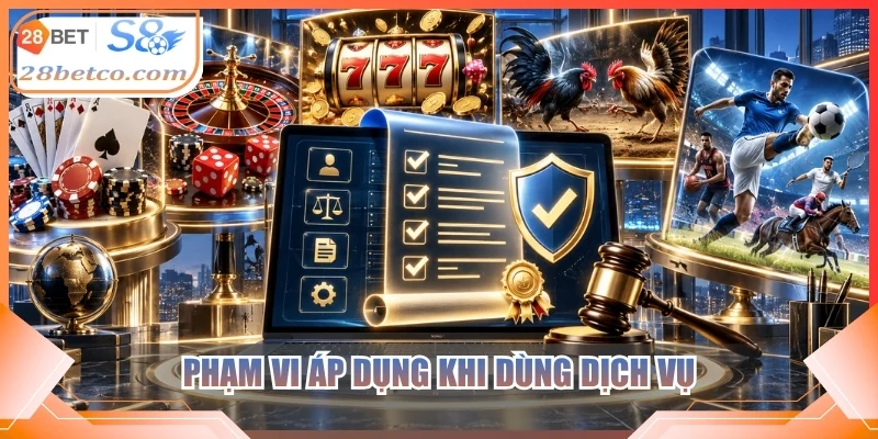 Phạm vi áp dụng khi dùng dịch vụ