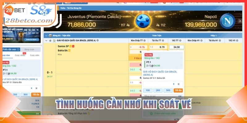 Tình huống cần nhớ khi soát vé
