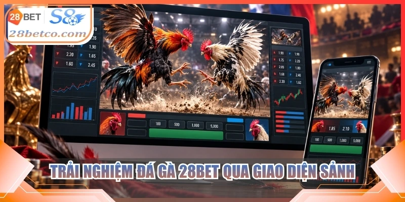 Trải nghiệm đá gà 28bet qua giao diện sảnh