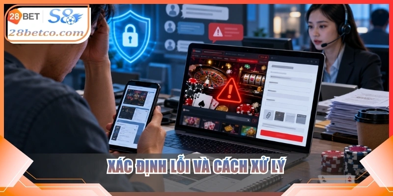 Xác định lỗi và cách xử lý