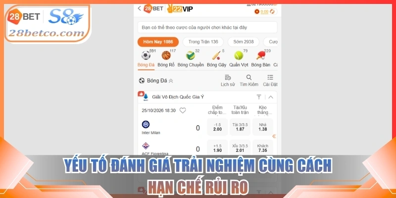 Yếu tố đánh giá trải nghiệm cùng cách hạn chế rủi ro