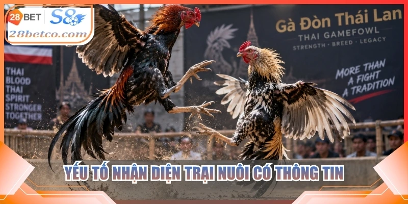 Yếu tố nhận diện trại nuôi có thông tin